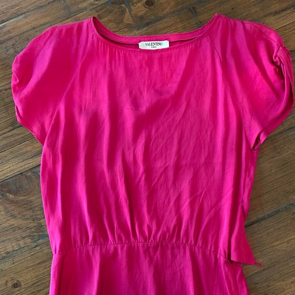 Valentino silk blouse in fuchsia - Picture 1 of 3